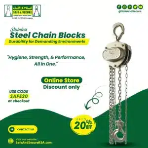 stainless steel chain block by sstc saudi arabia