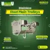stainless steel plain trolley product by sstc saudi arabia